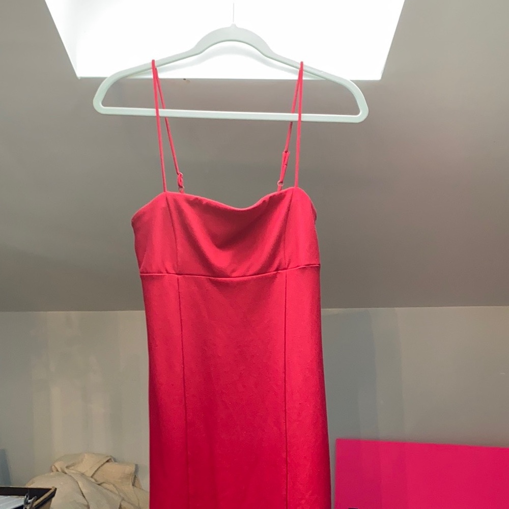 Red short urban outfitters dress